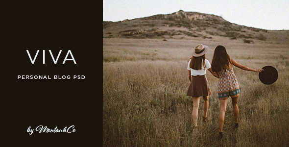 Preview image for Viva - Personal Blog PSD