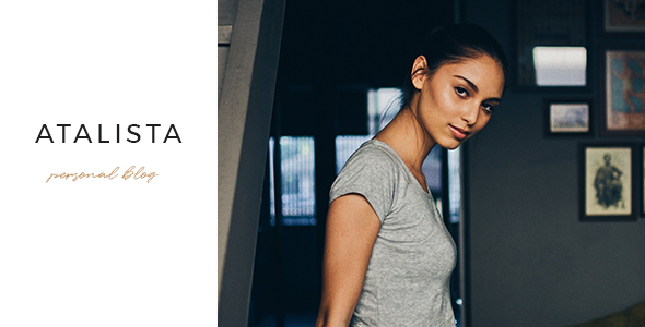 Product preview supplied for Atalista - Personal Blog PSD Template