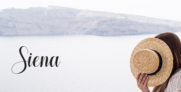 Product preview supplied for Siena - Personal Blog PSD Template