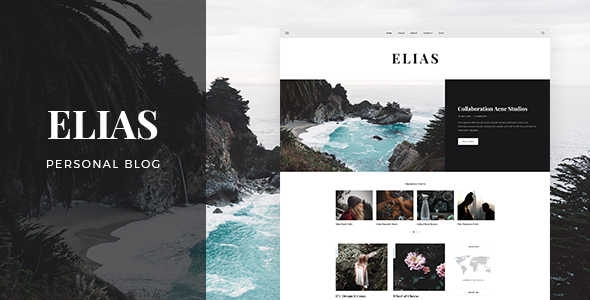 Elias - Blog & Shop PSD Template