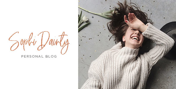 Preview image for Sophi Dainty - Blog PSD Template