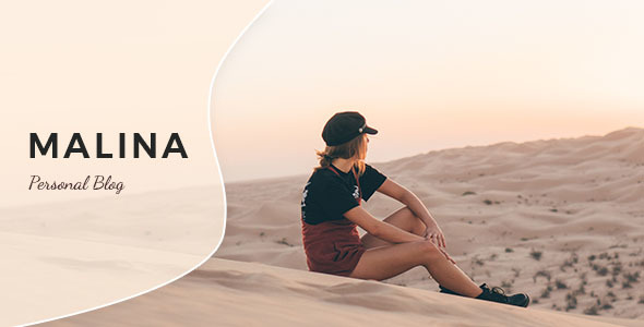 Malina - Personal Blog PSD Template listing image