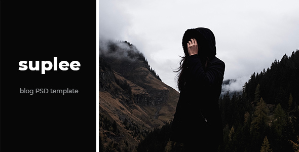 Preview image for Suplee - Blog PSD Template
