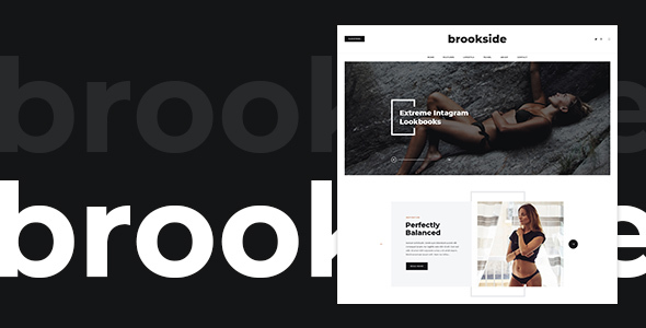 Brookside - Blog PSD Template product preview