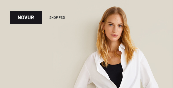 Novur - Shop PSD Template product preview