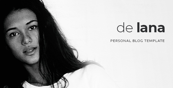 De Lana - Personal Blog PSD Template listing image
