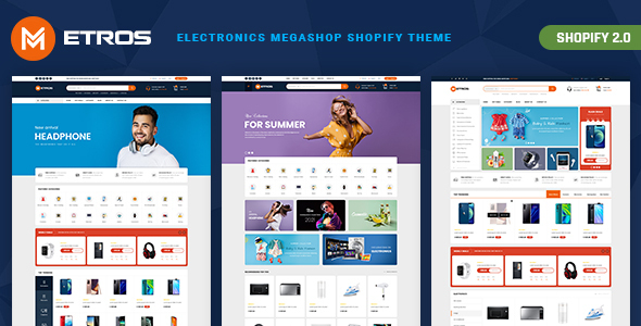 Preview image for Metros - Electronics MegaShop Shopify Theme