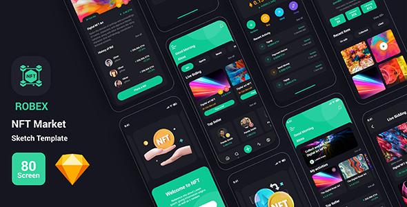 Robex – NFT Market Sketch Template