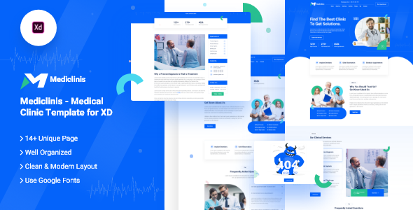 Preview image for Mediclinis - Medical Clinic Template For XD
