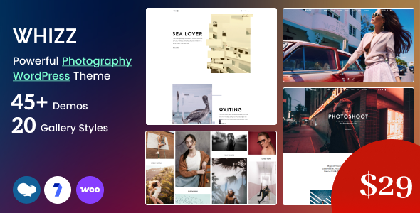 Whizz Photography WordPress Theme listing image
