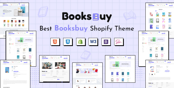 Preview image for Booksbuy - eBooks , Book Store Shopify Theme OS 2.0