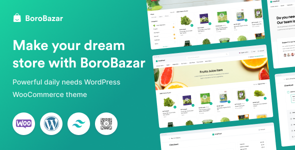 Preview image for BoroBazar - Grocery Store WooCommerce WordPress theme