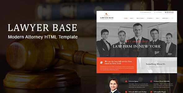 Lawyer Base - Attorney HTML Template