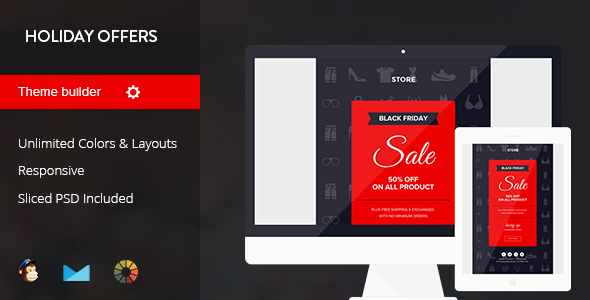 Holiday Offers - Complete Set of Marketing Email Templates