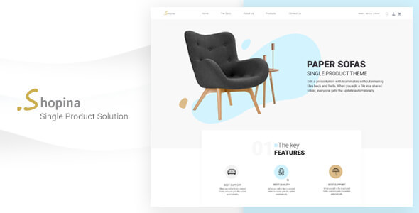 Shopina - HTML Template For Online Store product preview