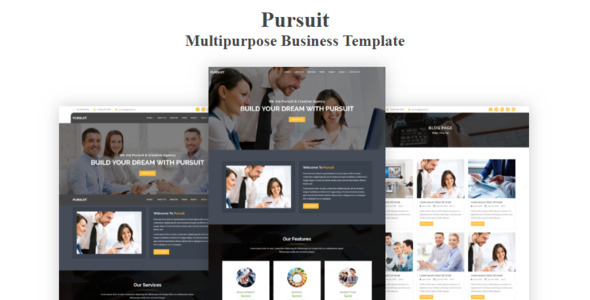 Pursuit - Multipurpose Business Template product preview