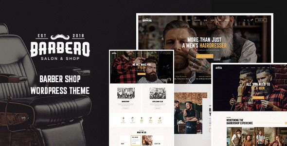 Preview image for Barbero - Hair Salon WordPress Theme