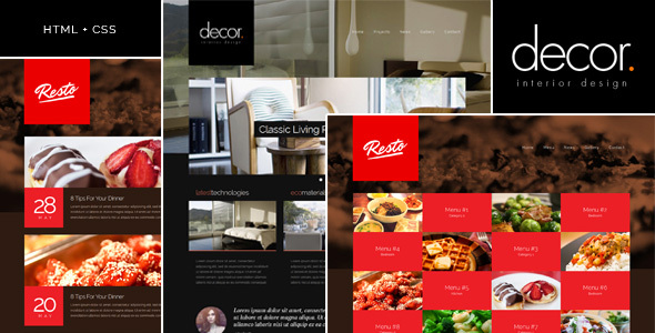 Preview image for Decor - Modern Interior Design Bootstrap 5 Template