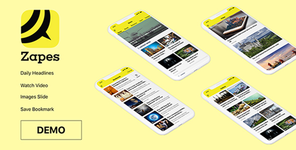 Zapes - News and Blog UI kit listing image