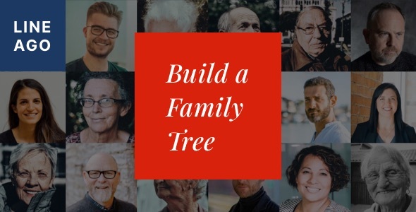 Product preview supplied for Lineago - Genealogy WordPress Theme