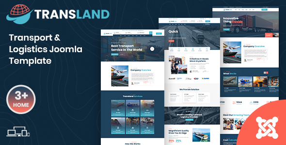 Transland - Transportation & Logistics Joomla 6 Template