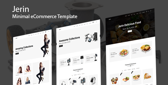 Product preview supplied for Jerin - Minimal eCommerce HTML Template