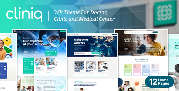 Product preview supplied for Cliniq - Doctor & Medical WordPress Theme