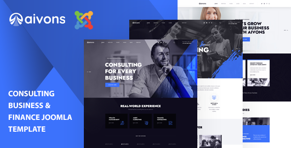 Preview image for Aivons - Business Consulting Joomla 6 Template