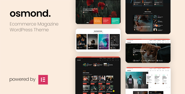 Osmond - Ecommerce Magazine WordPress Theme listing image
