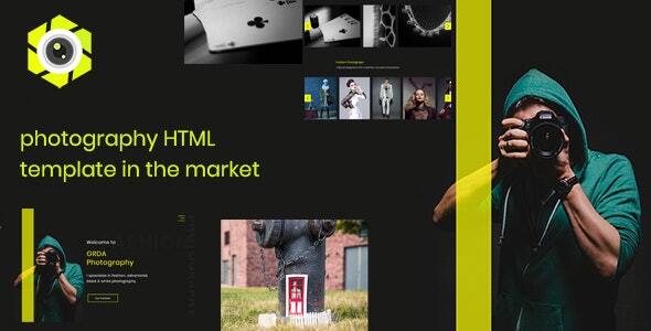 Product preview supplied for Kliky - Photography Website Template