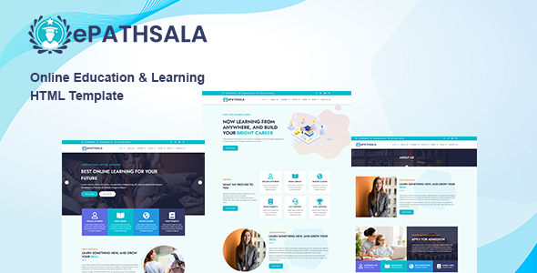 ePathsala - Online Education Template listing image