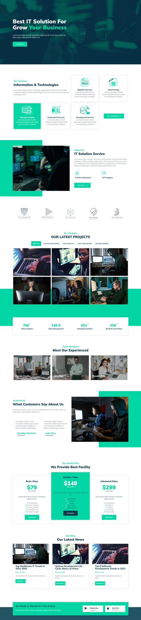 Vetech - Tech Company Elementor Template Kit