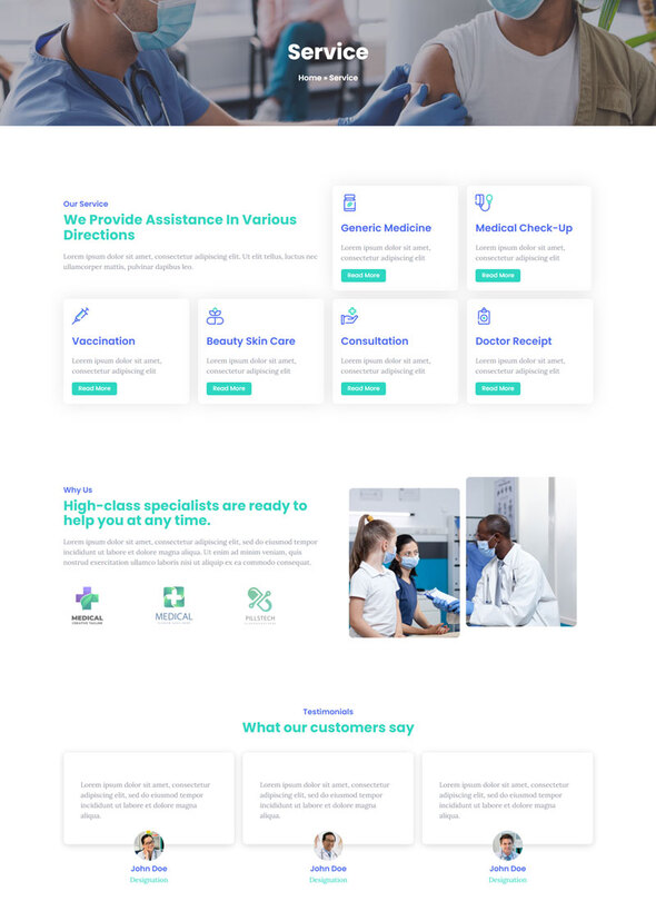 Medih - Pharmacy & Medical Elementor Template Kit