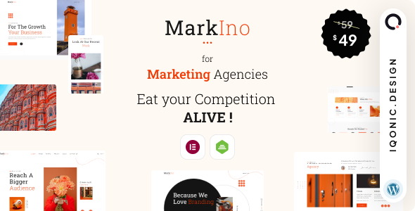 Markino - Creative Digital Marketing Agency WordPress Theme