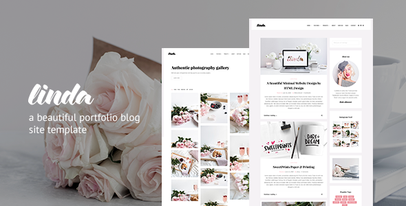 Product preview supplied for Linda | Portfolio Blog Responsive HTML Template