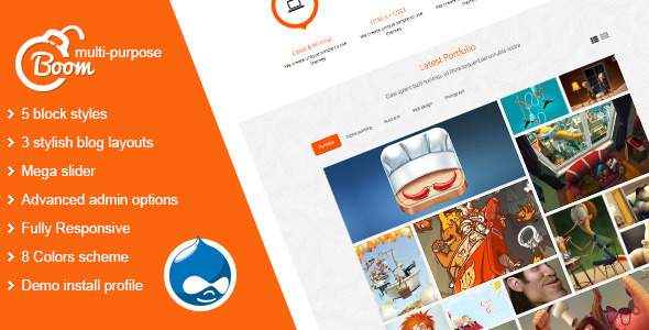 Boom - Multi-Purpose Drupal Theme