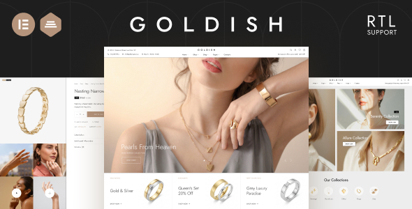 Goldish - Jewelry Store WooCommerce Theme product preview