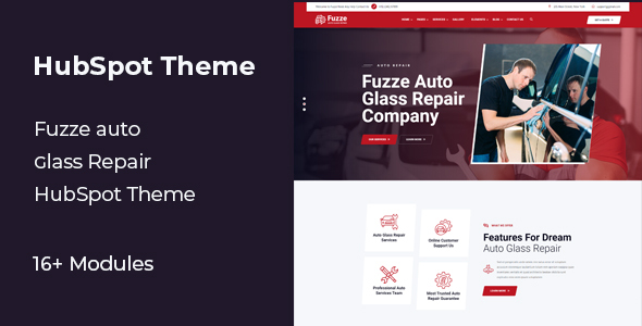 Fuzze - Car Wash HubSpot Theme listing image