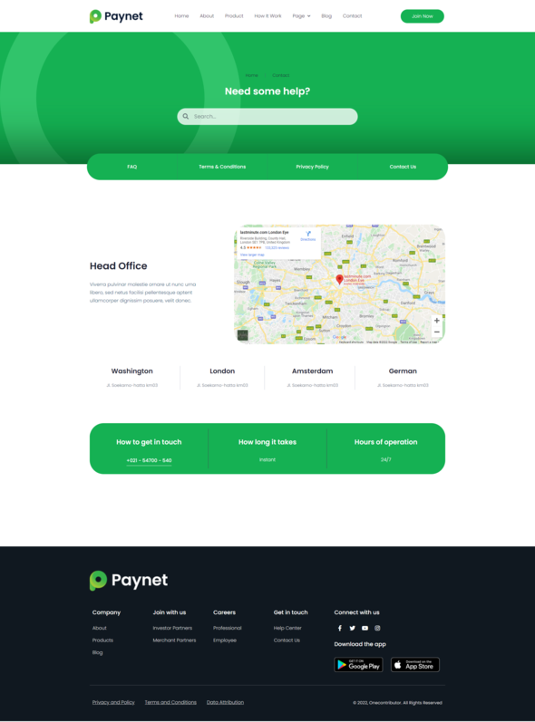 Paynet Digital E-wallet Elementor Template Kit product preview