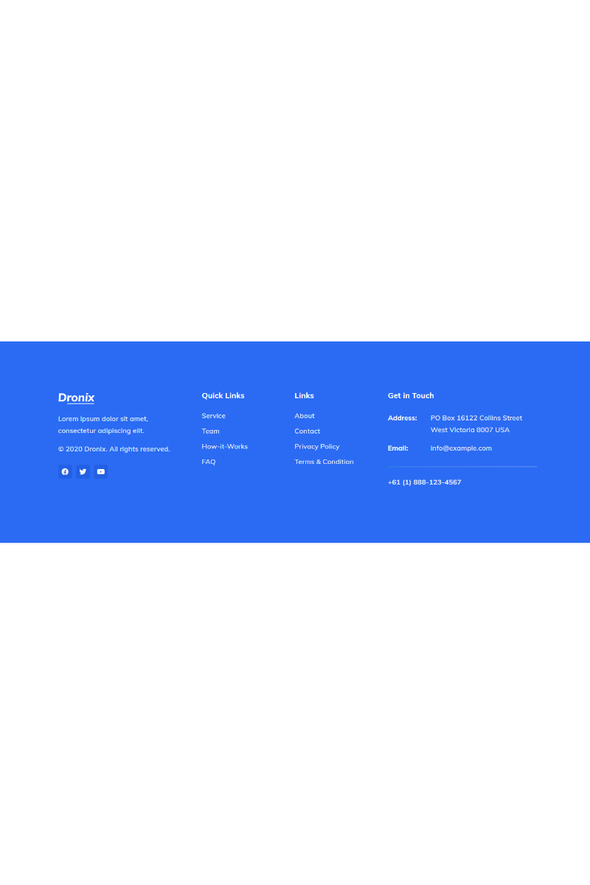 Dronix - SaaS & Startup Elementor Template Kit