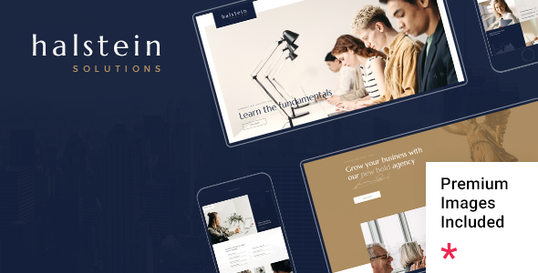 Product preview supplied for Halstein - Business Consulting WordPress Theme