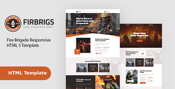 Firbrigs - Fire Department HTML Template