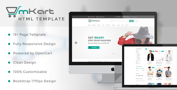 Preview image for mKart - for OpenCart HTML Template