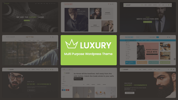 Luxury - Responsive WordPress Theme product preview