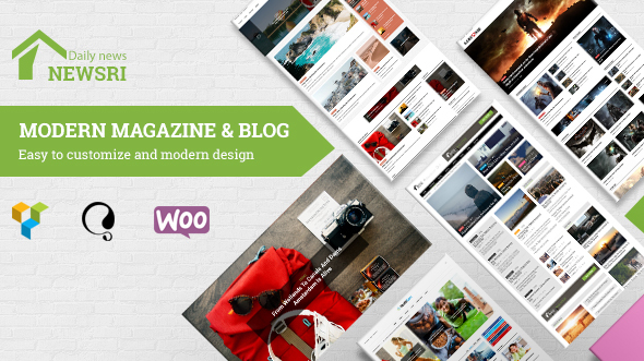 Newsri - WordPress Magazine Theme product preview