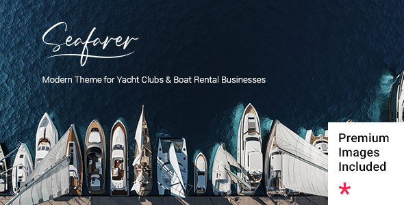 Seafarer - Yacht and Boat Rental WordPress Theme product preview