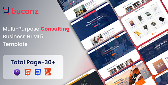 Buconz - Multi-Purpose Consulting Business HTML5 Template