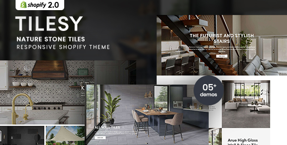 Tilesy - Nature Stone Tiles Responsive Shopify Theme listing image