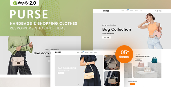 Purse - Handbags & Shopping Clothes Responsive Shopify Theme listing image