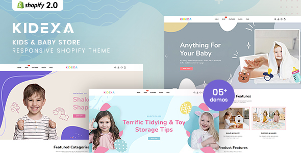 Preview image for Kidexa - Kids & Baby Store Shopify Theme